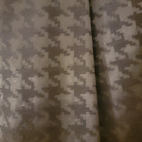 Halogen Womens Skirt Size 6 Petite Houndstooth Mini Pleated A-Line Pockets Black - Picture 3 of 5